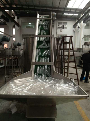 Electric Plastic Bottle Unscrambler With 8000 Bottles Per Hour
