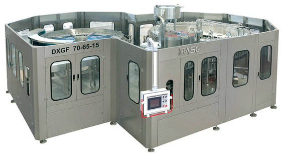 Monoblock Carbonated Drink Filling Machine , 3 In 1 Washing Filling Capping Machine