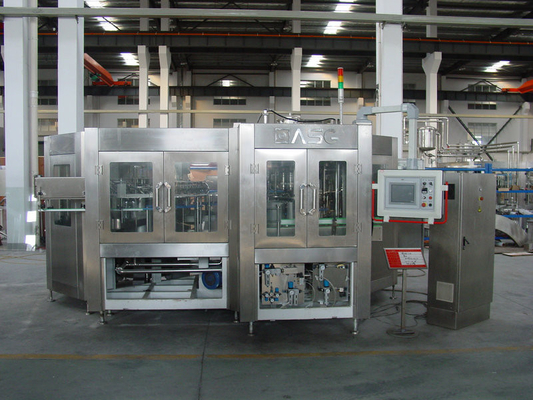 Carbonated Automatic Bottle Filling Machine , 65 Head Soft Drink Filling Machine