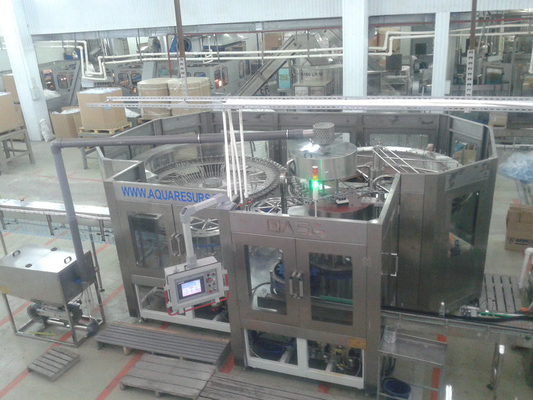 Carbonated Automatic Bottle Filling Machine , 65 Head Soft Drink Filling Machine