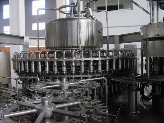 Juice / Ice Tea Hot Filling Machine , 18000BPH Mineral Water Production Line