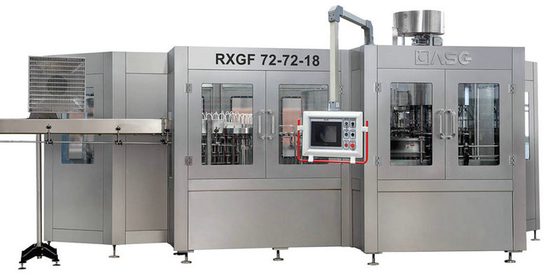 Juice / Ice Tea Hot Filling Machine , 18000BPH Mineral Water Production Line