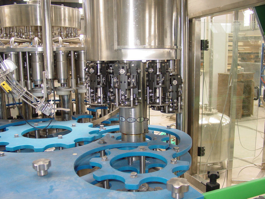 Flavor Water Glass Bottle Filling Machine With 5500 Bottles Per Hour