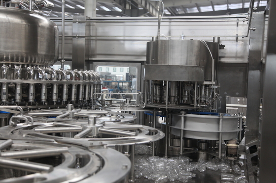 15000 Bottles Per Hour Pure Water / Tea / Juice Filling Machine Fully Automatic