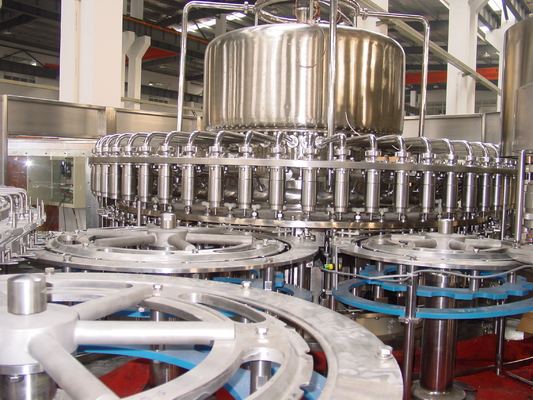 PET Bottles 18000BPH Volumetric Liquid Filling Machine For Pulp / Fibers Juice